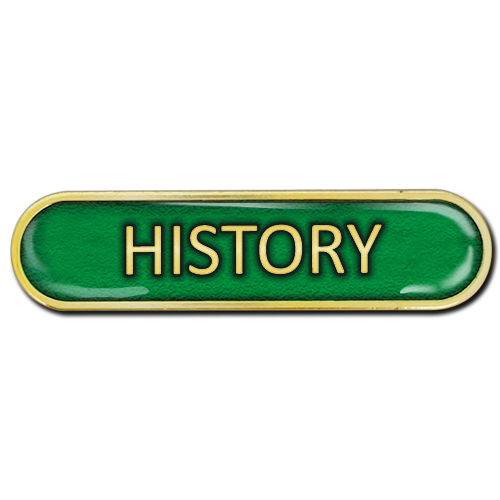 History Bar Badge by School Badges UK