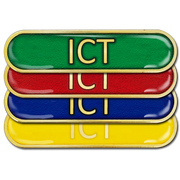 ICT Bar Badge by School Badges UK