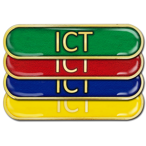 ICT Bar Badge by School Badges UK