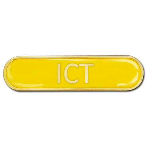 ICT Bar Badge by School Badges UK