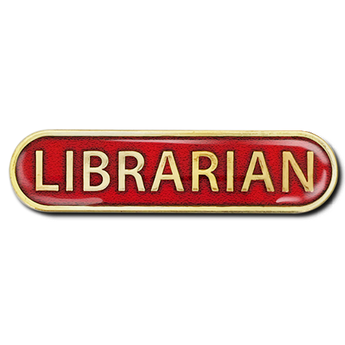 Librarian Bar Badge by School Badges UK