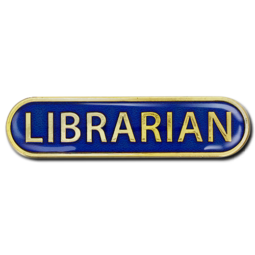 Librarian Bar Badge by School Badges UK