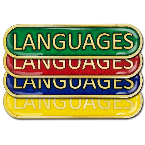 Languages Bar Badge by School Badges UK
