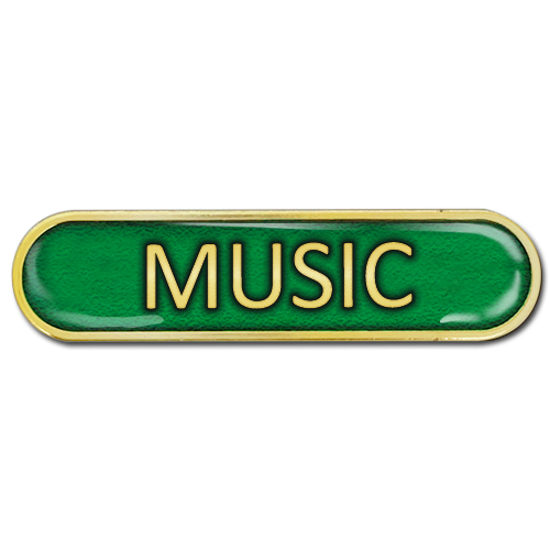 Music Bar Badge by School Badges UK