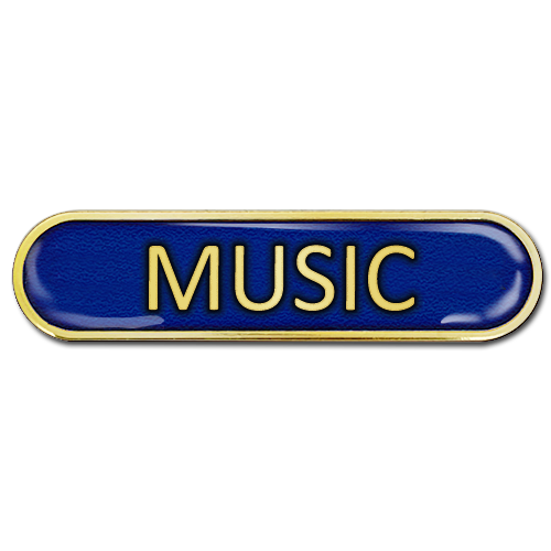 Music Bar Badge by School Badges UK