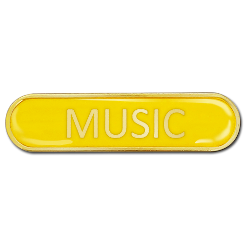 Music Bar Badge by School Badges UK