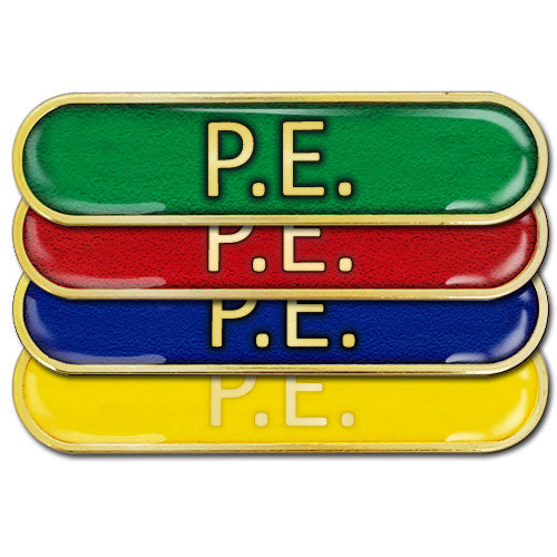 PE Bar Badge by School Badges UK