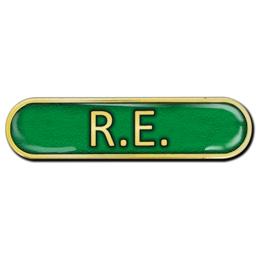 RE Bar Badge by School Badges UK