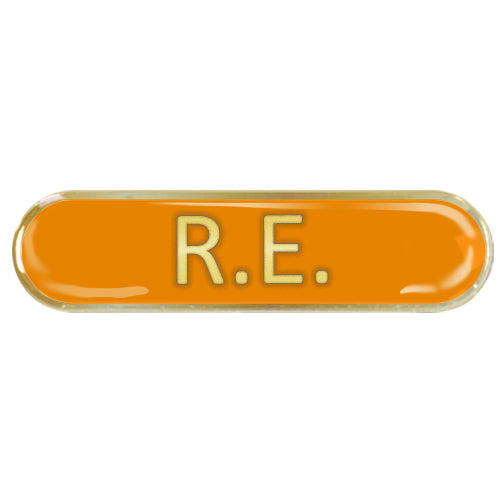 RE Bar Badge by School Badges UK