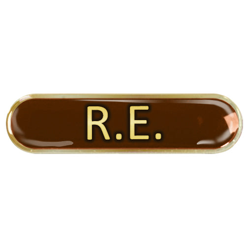 RE Bar Badge by School Badges UK