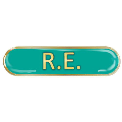 RE Bar Badge by School Badges UK