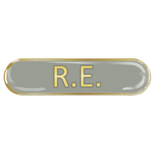 RE Bar Badge by School Badges UK