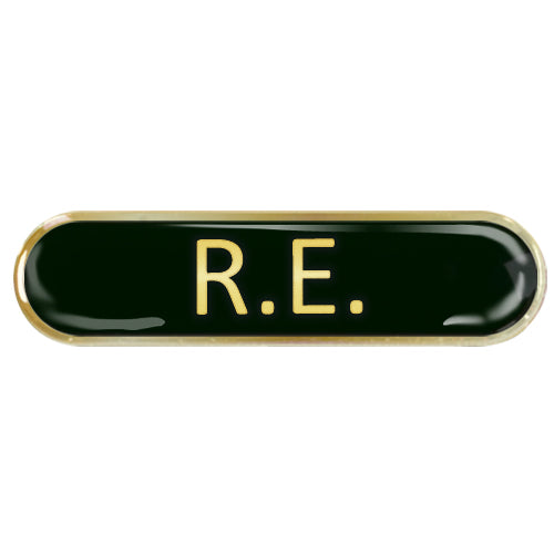 RE Bar Badge by School Badges UK