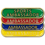 Sports Ambassador Bar Badge by School Badges UK