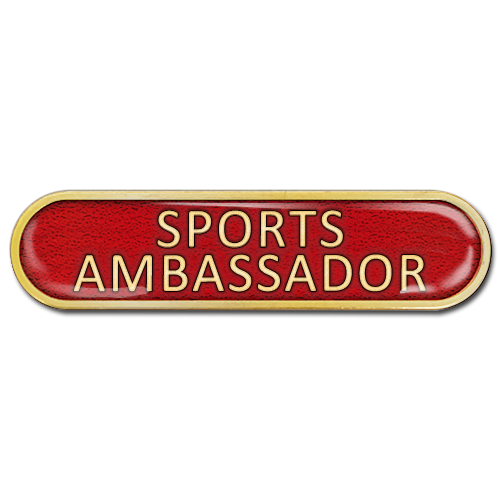 Sports Ambassador Bar Badge by School Badges UK