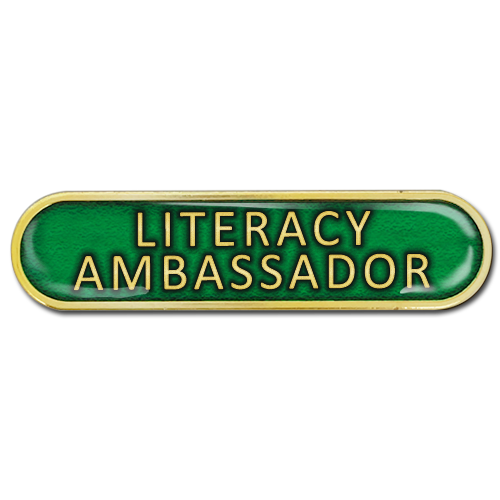 Literacy Ambassador Bar Badge by School Badges UK