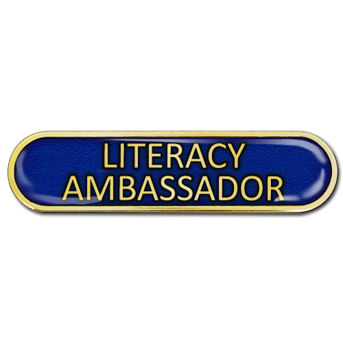Literacy Ambassador Bar Badge by School Badges UK