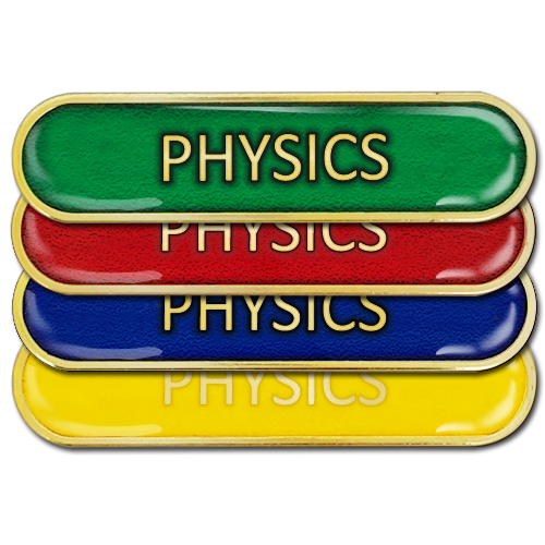 Physics Bar Badge - School Badges UK