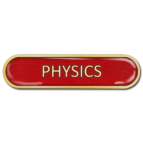 Physics Bar Badge - School Badges UK