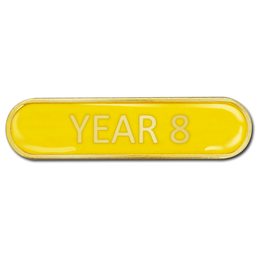 Year 8 Bar Badge - School Badges UK