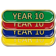 Year 10 Bar Badge - School Badges UK