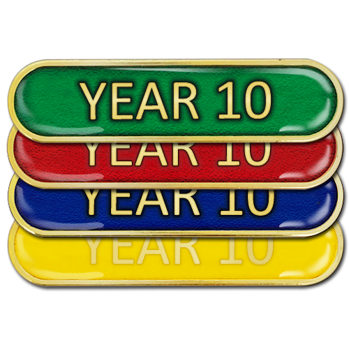 Year 10 Bar Badge - School Badges UK