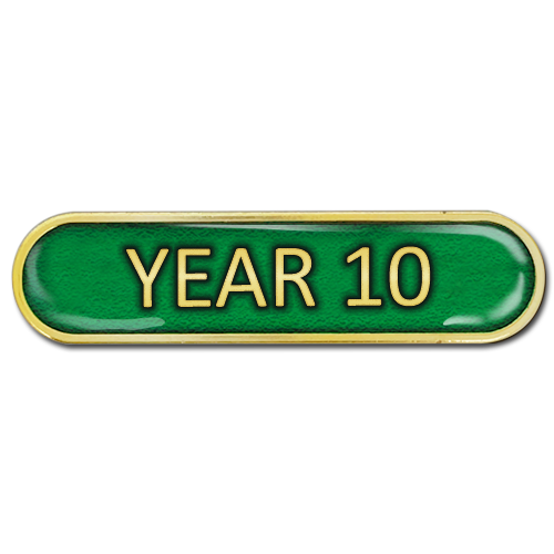 Year 10 Bar Badge - School Badges UK