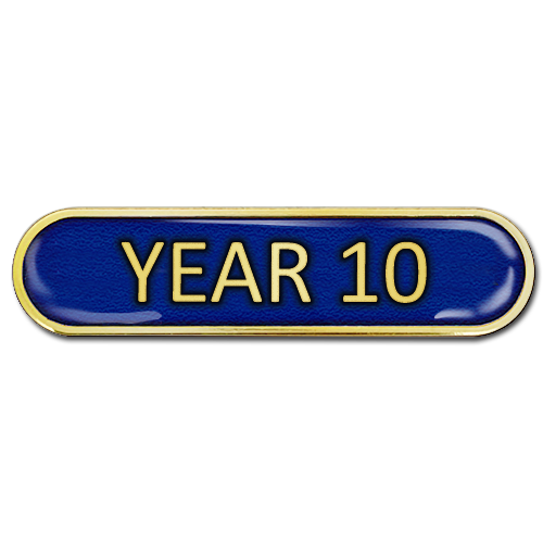 Year 10 Bar Badge - School Badges UK