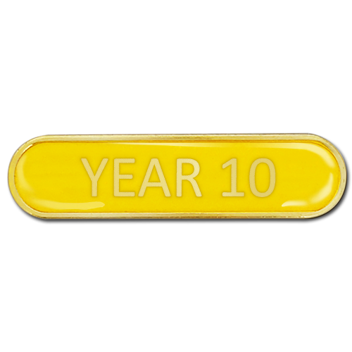Year 10 Bar Badge - School Badges UK