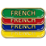 French Bar Badge by School Badges UK