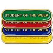 Student of the Week Bar Badge by School Badges UK
