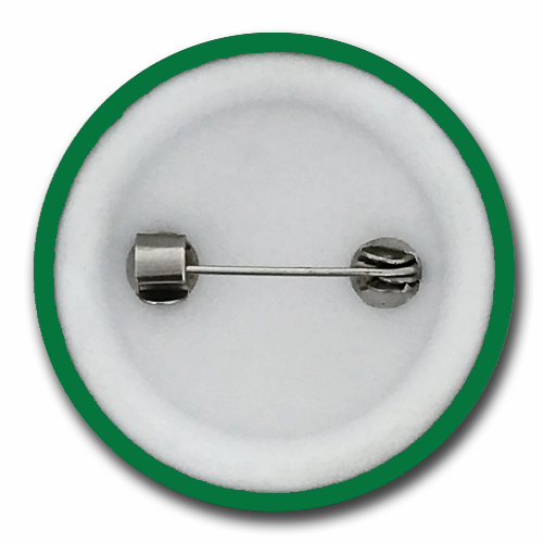 'Plain' Plastic Button Badge (Pack of 25) by School Badges UK