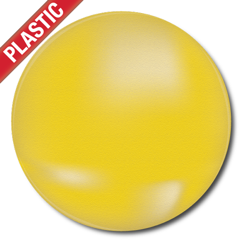 'Plain' Plastic Button Badge (Pack of 25) by School Badges UK