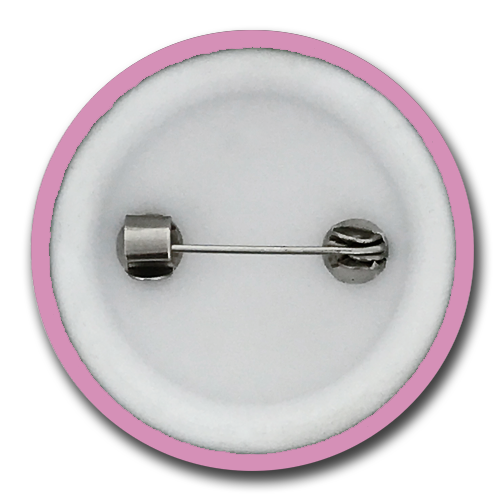 'Plain' Plastic Button Badge (Pack of 25) by School Badges UK