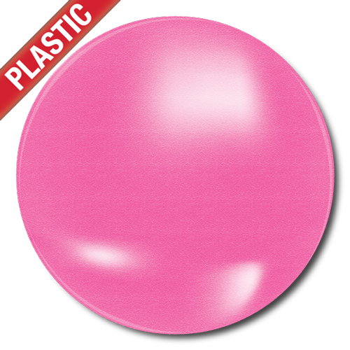 'Plain' Plastic Button Badge (Pack of 25) by School Badges UK