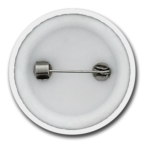 'Plain' Plastic Button Badge (Pack of 25) by School Badges UK