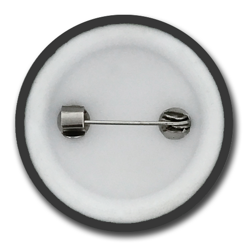 'Plain' Plastic Button Badge (Pack of 25) by School Badges UK