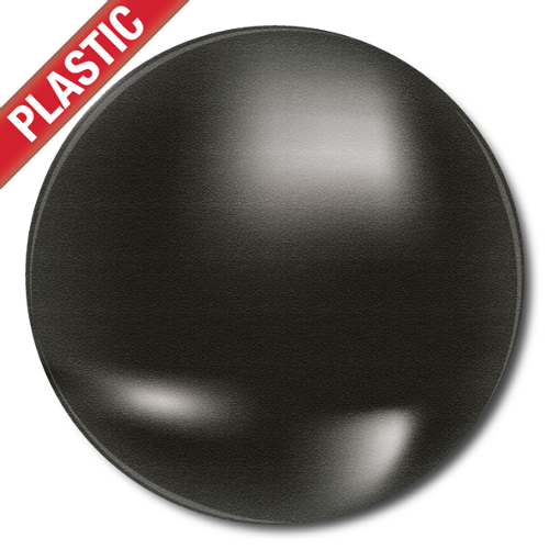 'Plain' Plastic Button Badge (Pack of 25) by School Badges UK
