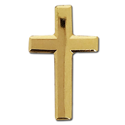 Gold Cross Badge by School Badges UK