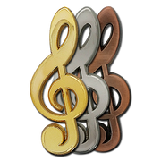 Musical Clef Badge by School Badges UK