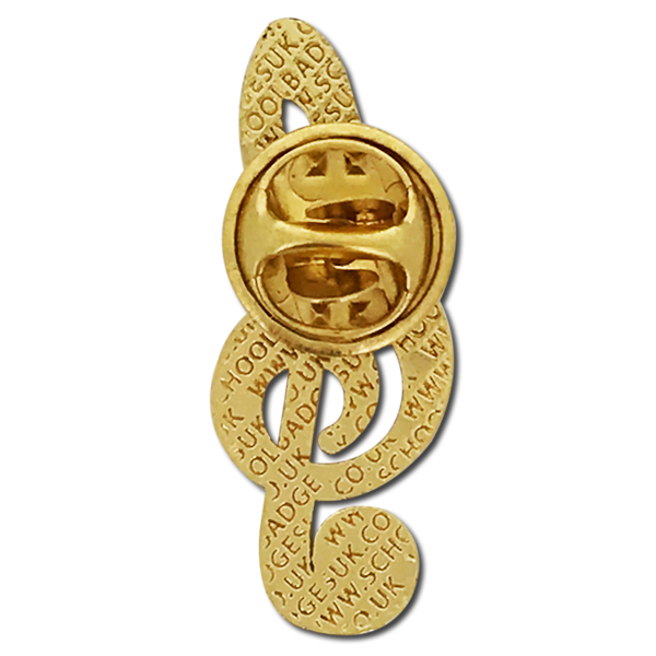 Musical Clef Badge by School Badges UK
