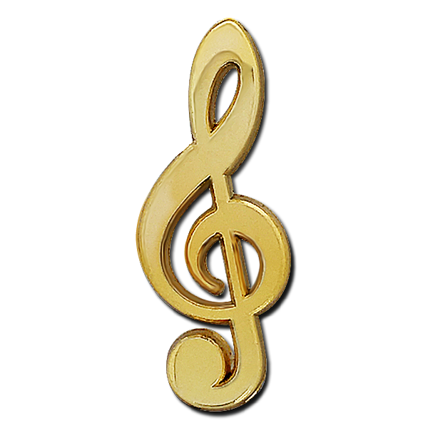 Musical Clef Badge by School Badges UK
