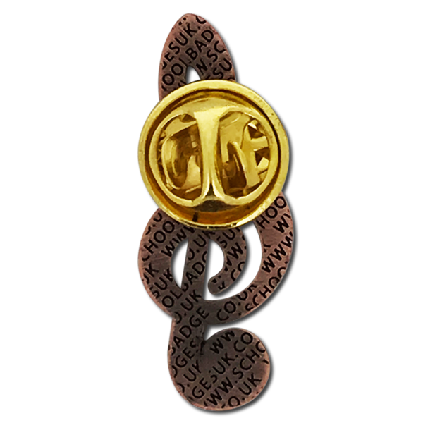 Musical Clef Badge by School Badges UK