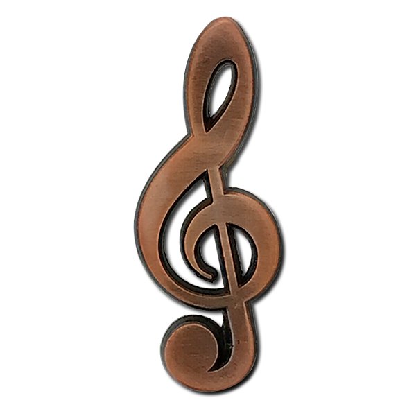 Musical Clef Badge by School Badges UK