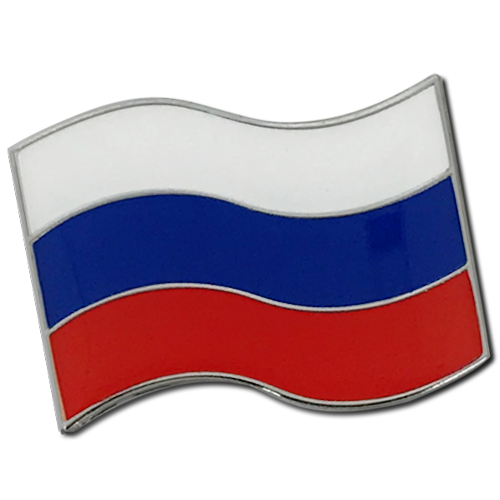 Russian Flag Badge by School Badges UK
