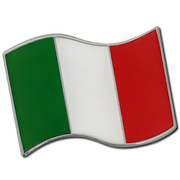 Italian Flag Badge by School Badges UK