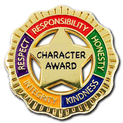 Character Award Badge by School Badges UK