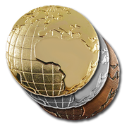 Geography Globe Badge by School Badges UK