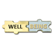 Wellbeing Puzzle Badge by School Badges UK