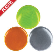 Reflective Plastic Button Badge (Pack of 3) by School Badges UK